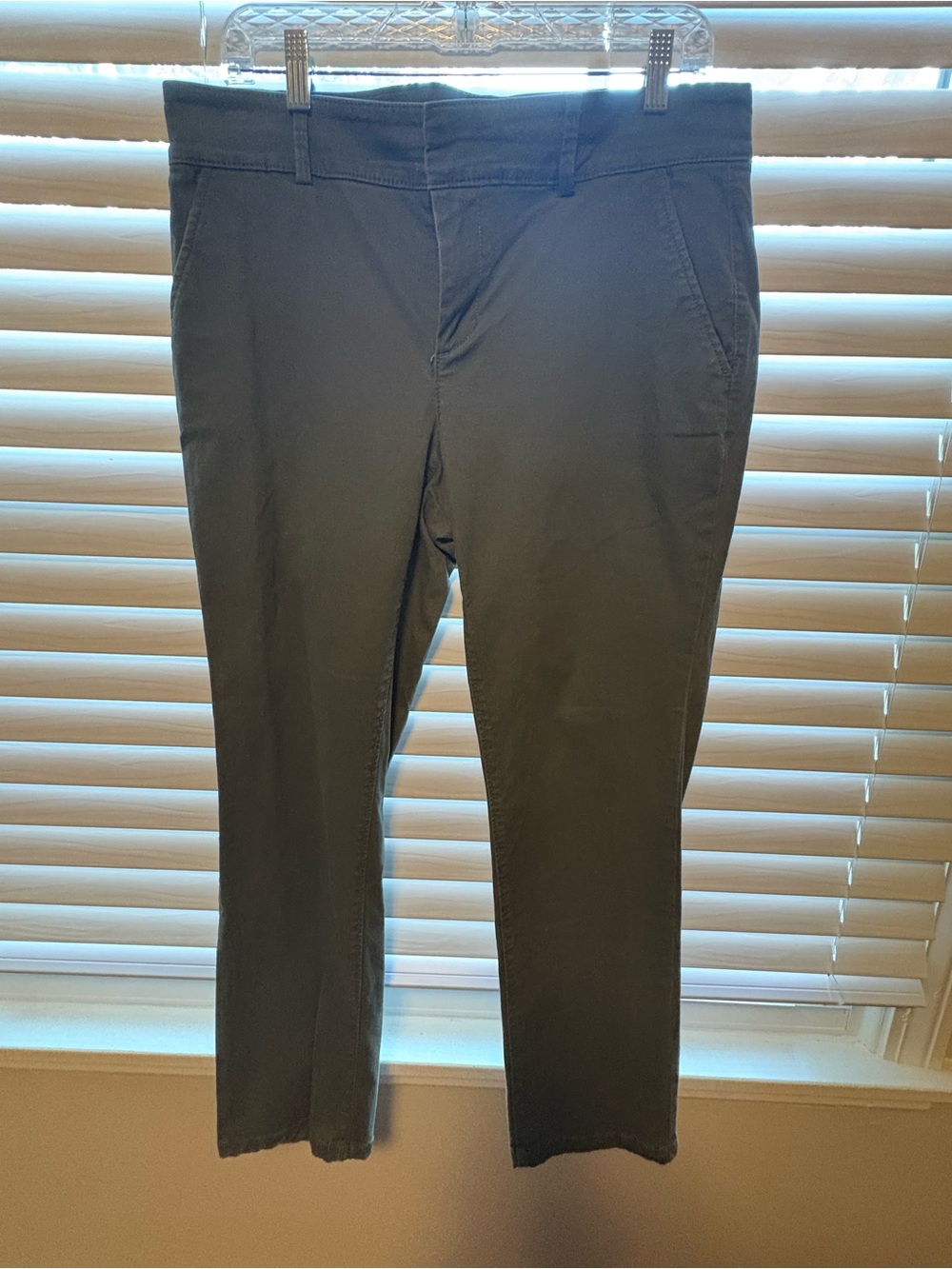 LOFT Olive Green Women’s Chino Pants, Size 10 (EUC)
